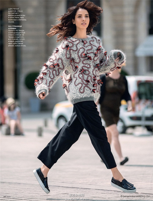 Hanaa Ben Abdesslem《Grazia》2014年9月俄羅斯版