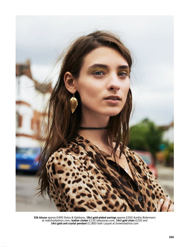 Carolina Thaler《Glamour》2014年12月英國版