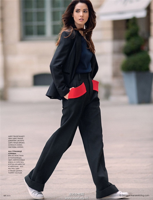 Hanaa Ben Abdesslem《Grazia》2014年9月俄羅斯版