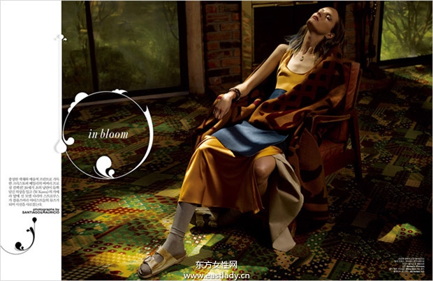 Daria Strokous《W》雜志2014年8月韓國版