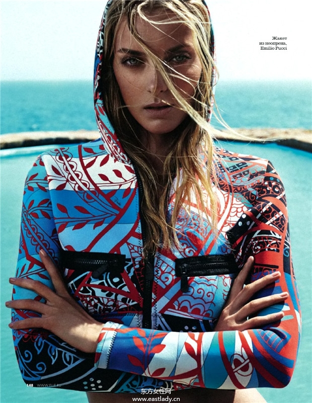 Denisa Dvorakova《Elle》2014夏季清涼裝