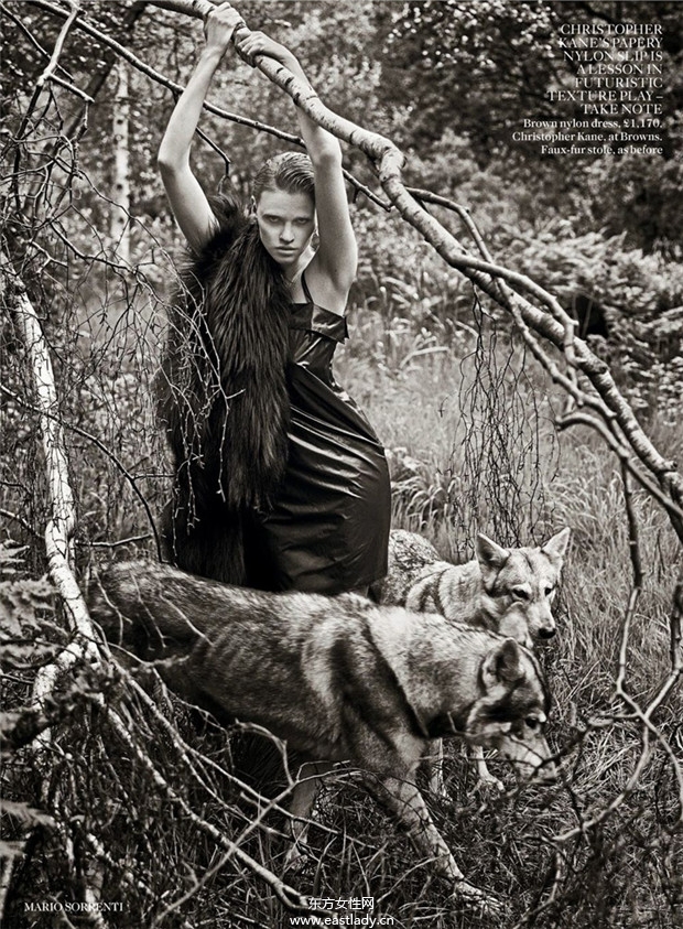 Lara Stone《Vogue》2014年9月英國版