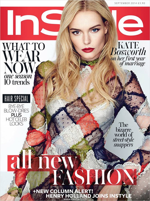 Kate Bosworth《InStyle》2014年9月英國(guó)版