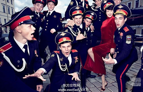 Lindsey Wixson《Vogue》2014年俄羅斯版