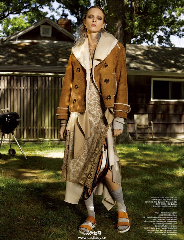 Daria Strokous《W》雜志2014年8月韓國版