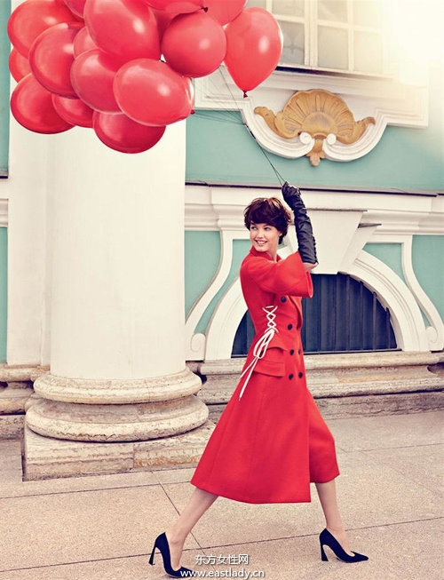 Lindsey Wixson《Vogue》2014年俄羅斯版