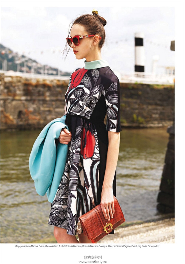 Clarice Vitkauskas《L’Officiel》2014年8月號(hào)希臘版