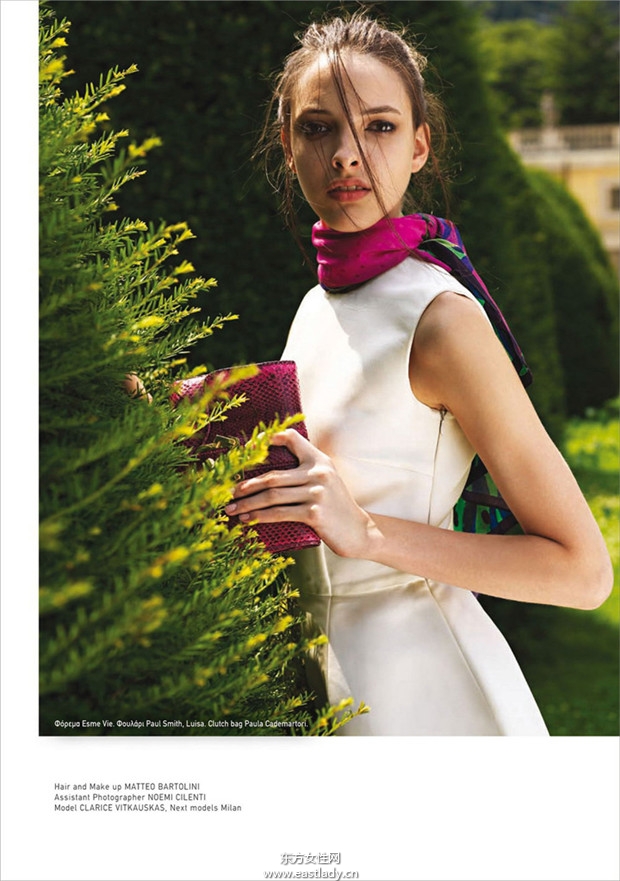 Clarice Vitkauskas《L’Officiel》2014年8月希臘版