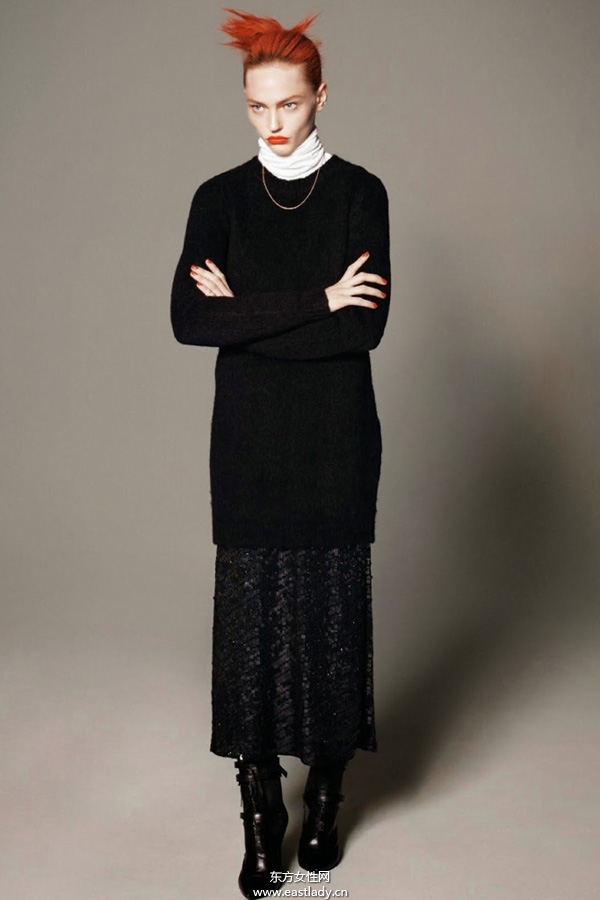 Sasha Pivovarova《Vogue》2014年8月法國版