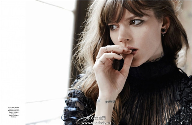 Freja Beha Erichsen《Glamour》2014年8月法國版