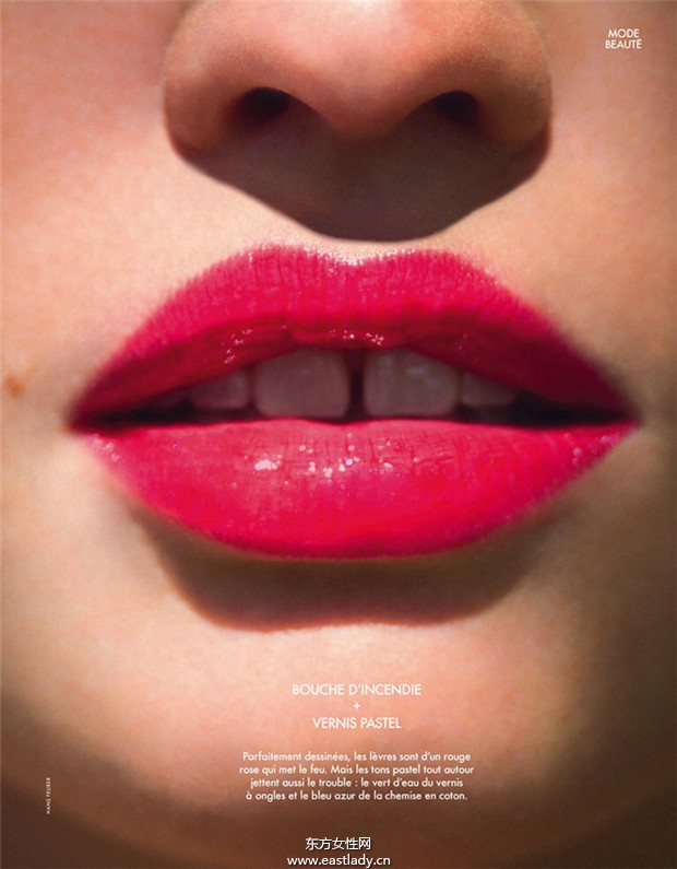 Lara Stone《Elle》2014年6月法國(guó)版