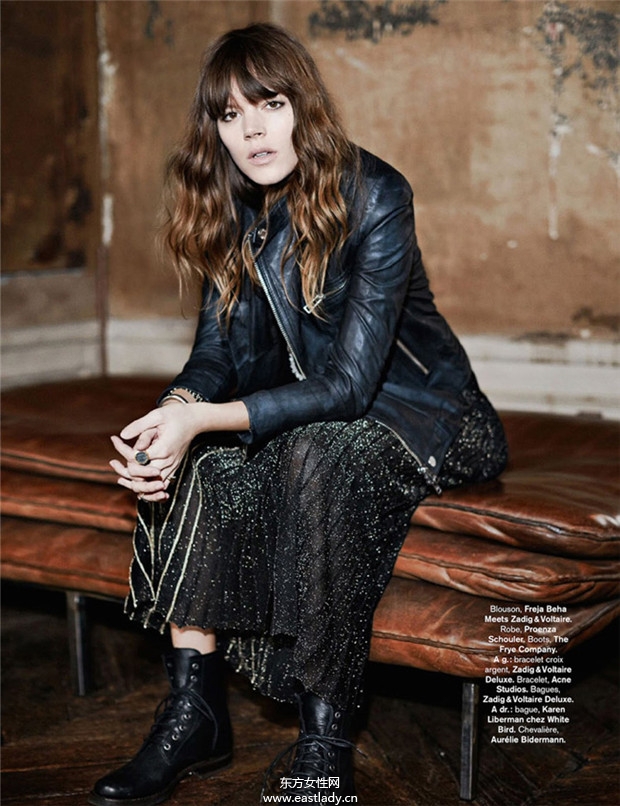 Freja Beha Erichsen《Glamour》2014年8月法國版
