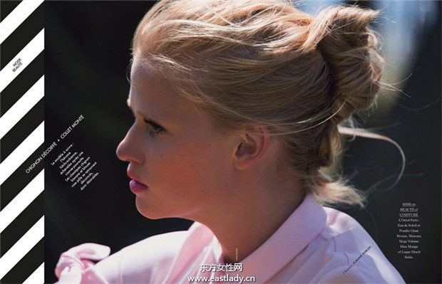 Lara Stone《Elle》2014年6月法國版