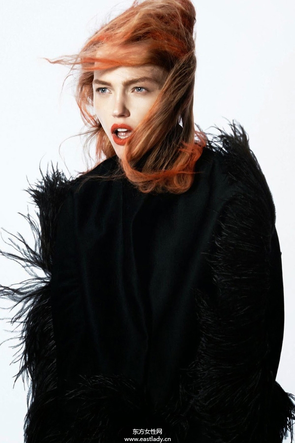 Sasha Pivovarova《Vogue》2014年8月法國(guó)版