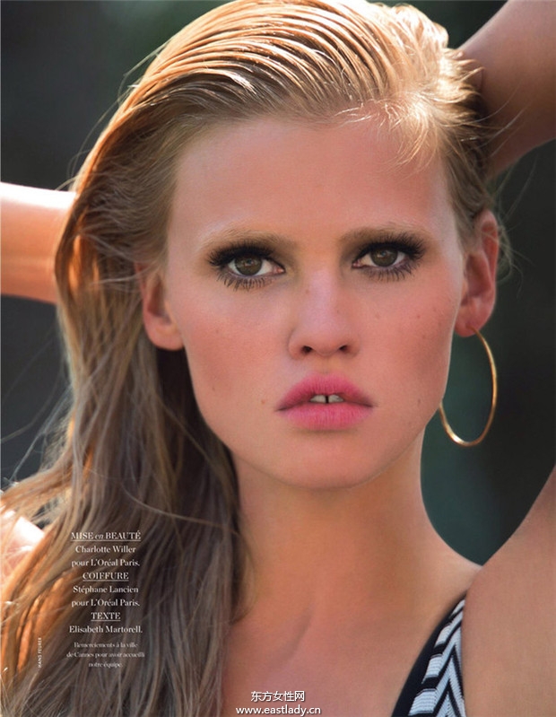 Lara Stone《Elle》2014年6月法國(guó)版