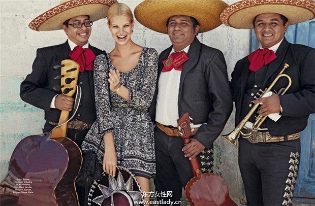 Nadine Leopold《Glamour》2014年6月法國(guó)版