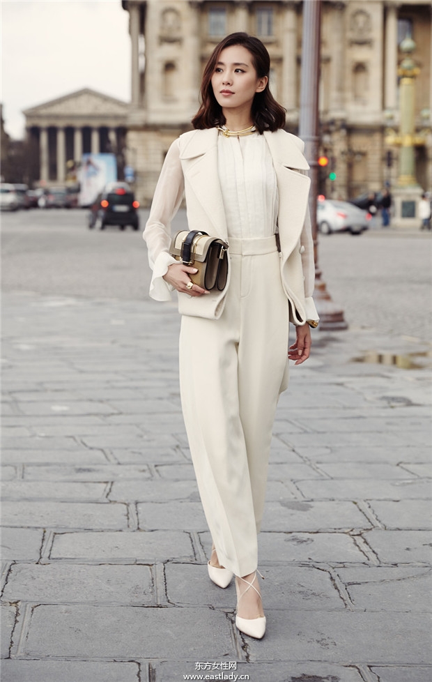 劉詩詩巴黎時(shí)裝周百變Queen各種風(fēng)格都hold