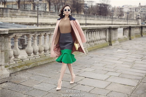 劉詩詩巴黎時(shí)裝周百變Queen各種風(fēng)格都hold