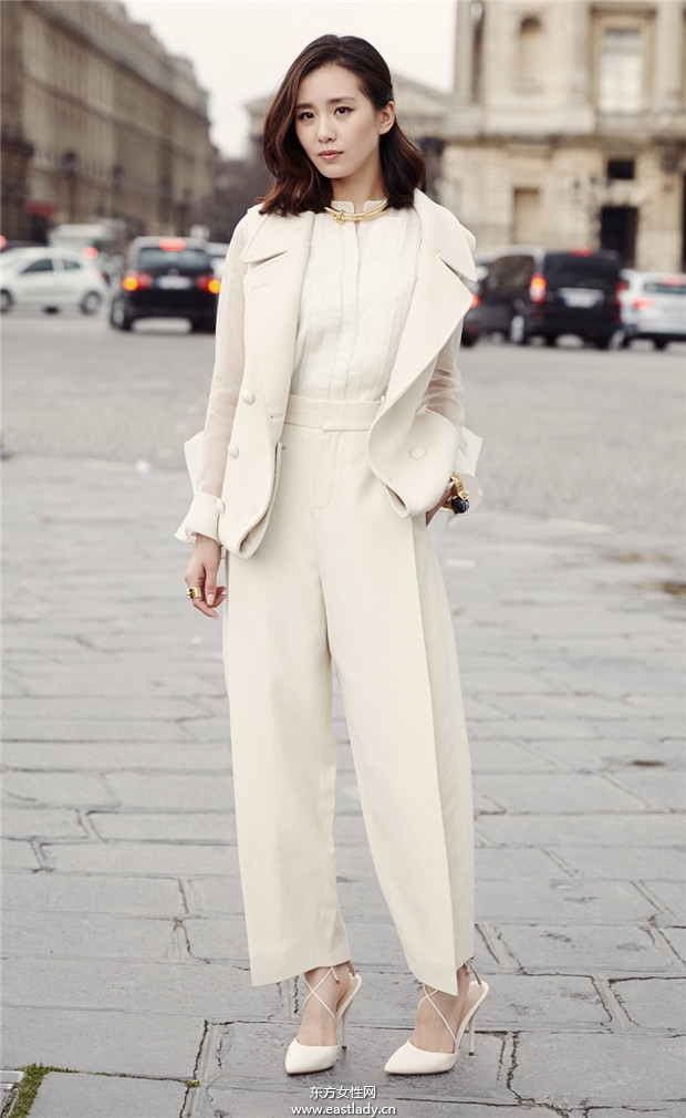 劉詩詩巴黎時(shí)裝周百變Queen各種風(fēng)格都hold