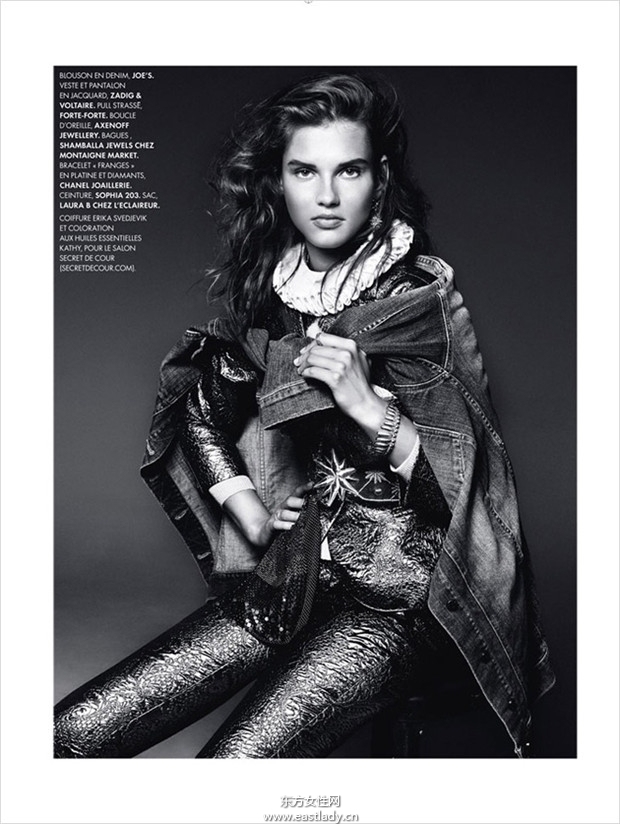 立陶宛超模Giedre Dukauskaite 2014新春時尚大片