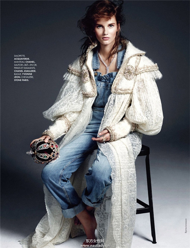 立陶宛超模Giedre Dukauskaite 2014新春時尚大片
