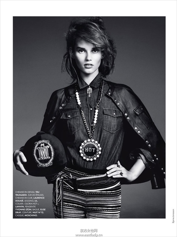 立陶宛超模Giedre Dukauskaite 2014新春時尚大片