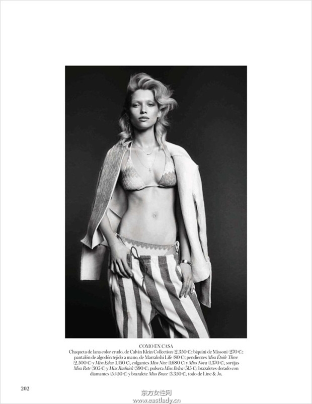 Hana Jirickova《Vogue》2014年6月西班牙版
