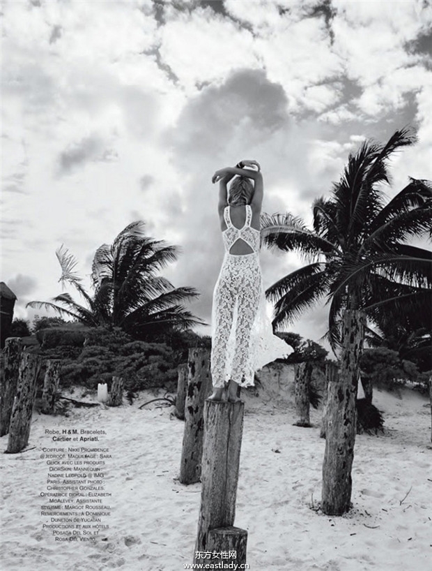 Nadine Leopold《Glamour》2014年6月法國(guó)版