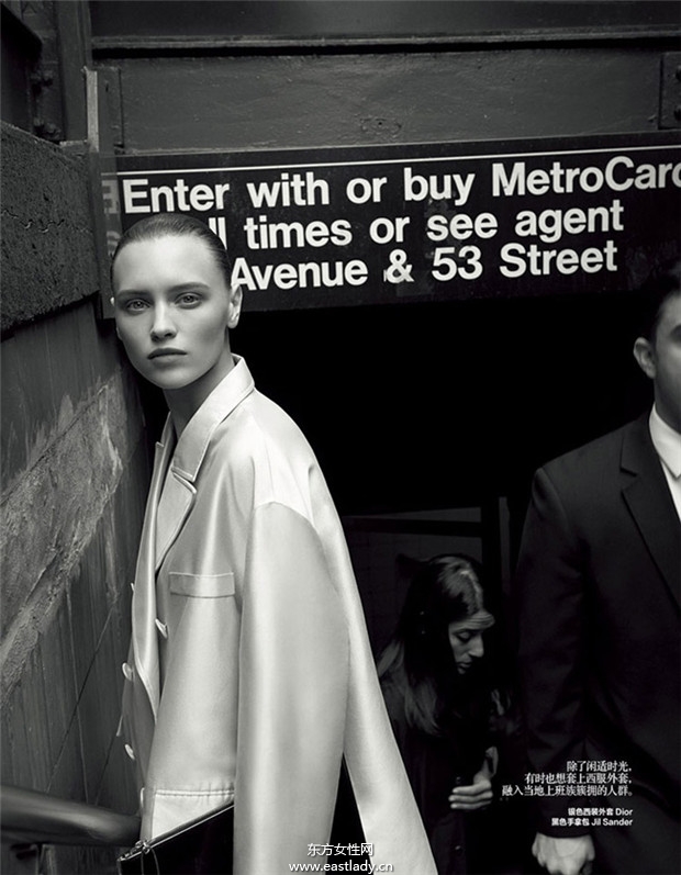 Mila Krasnoiarova《Harper’s Bazaar》2014年7月中國版