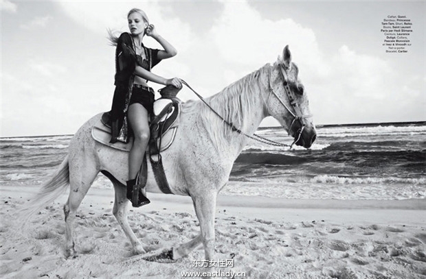 Nadine Leopold《Glamour》2014年6月法國(guó)版