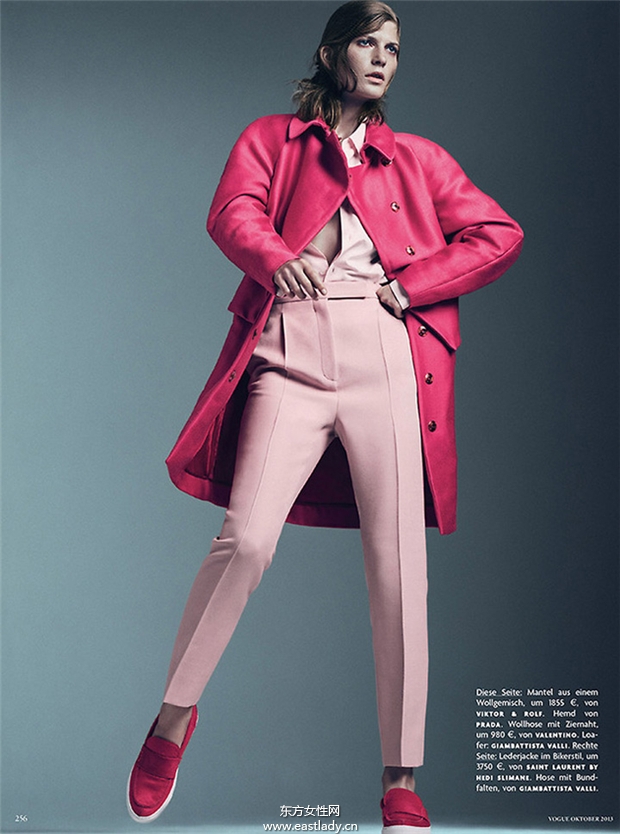 Valerija Kelava《Vogue》2013年10月德國版