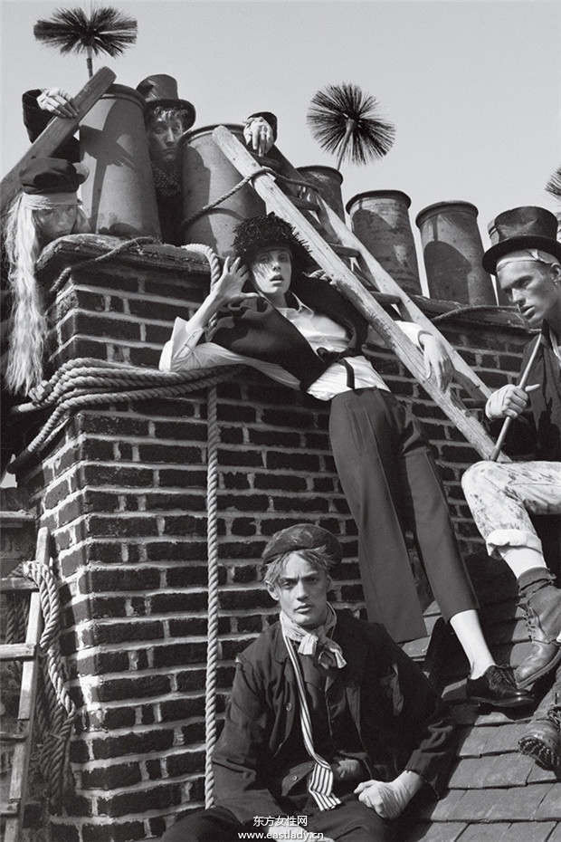 Edie Campbell《Vogue》2013年12月美國版