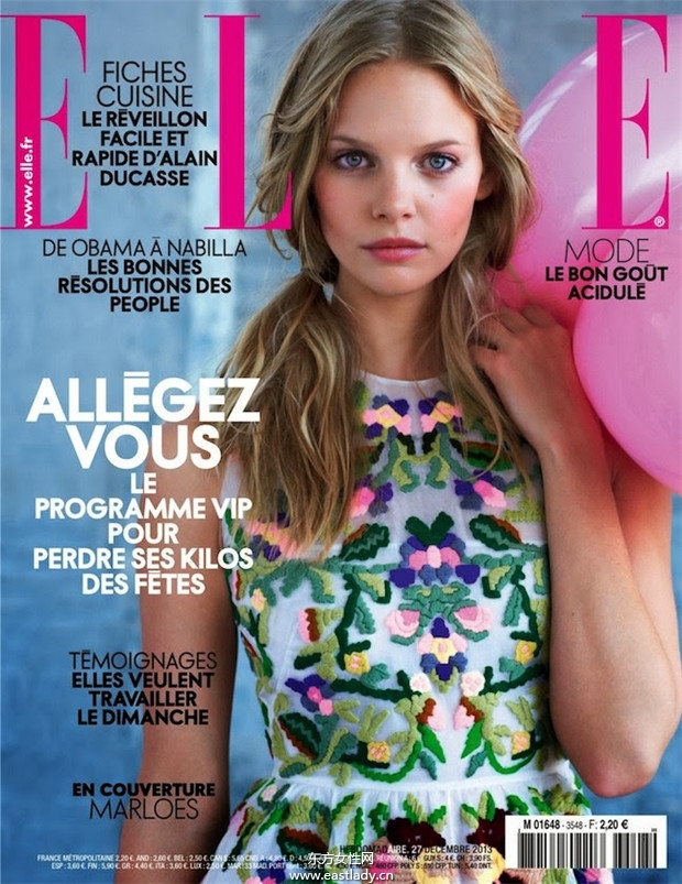 Marloes Horst《Elle 》2014年1月法國版