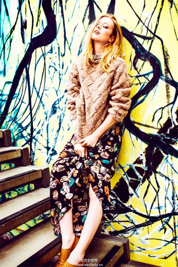 Yana Bovenistier《Elle》2013年9月比利時版