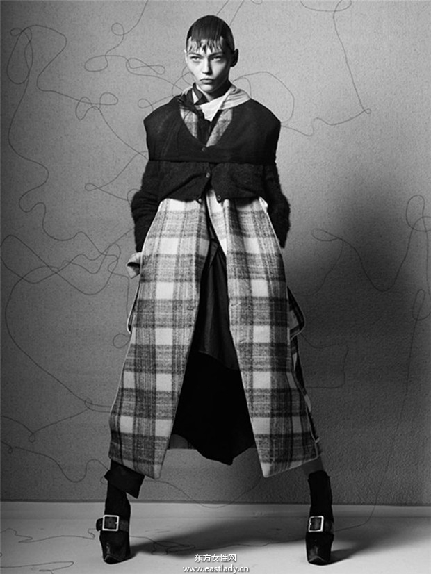 Sasha Pivovarova《Interview》雜志2013年10月號(hào)