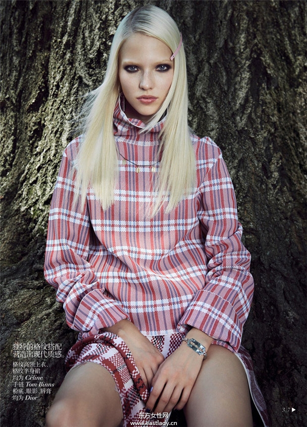Sasha Luss《Vogue》2013年10月中國版