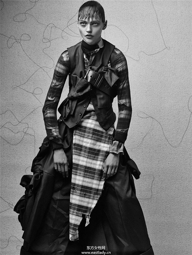 Sasha Pivovarova《Interview》雜志2013年10月號(hào)