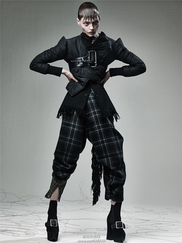 Sasha Pivovarova《Interview》雜志2013年10月號(hào)