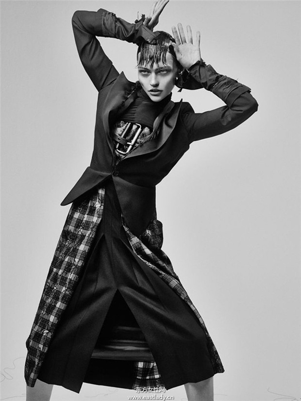 Sasha Pivovarova《Interview》雜志2013年10月號(hào)