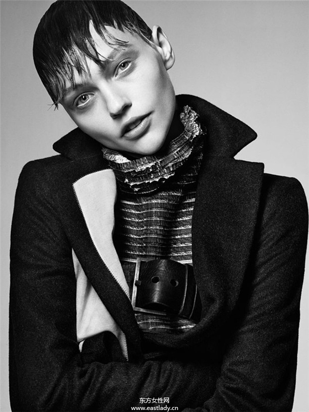 Sasha Pivovarova《Interview》雜志2013年10月號(hào)