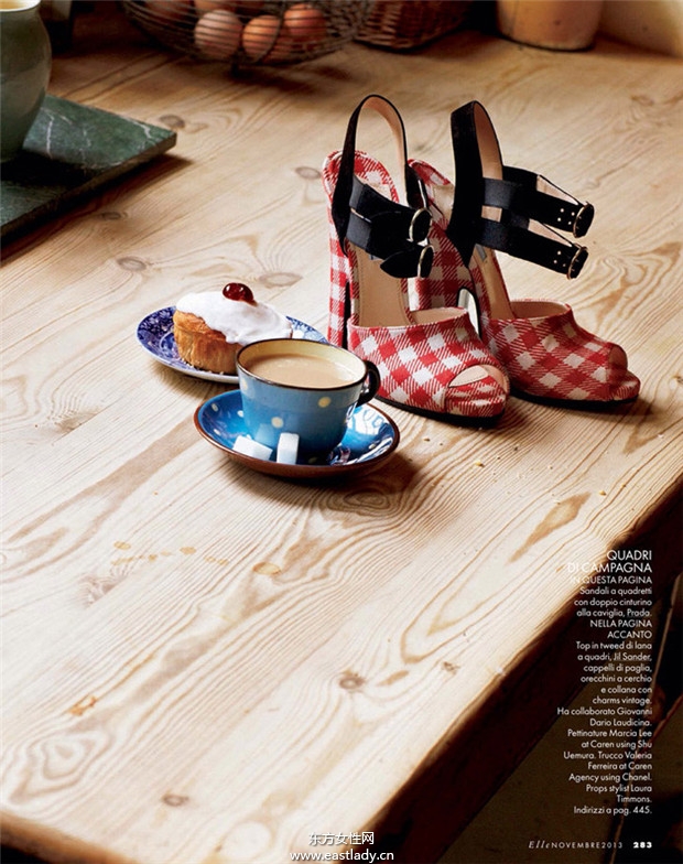 Gabriella Wilde《Elle》2013年11月號意大利版