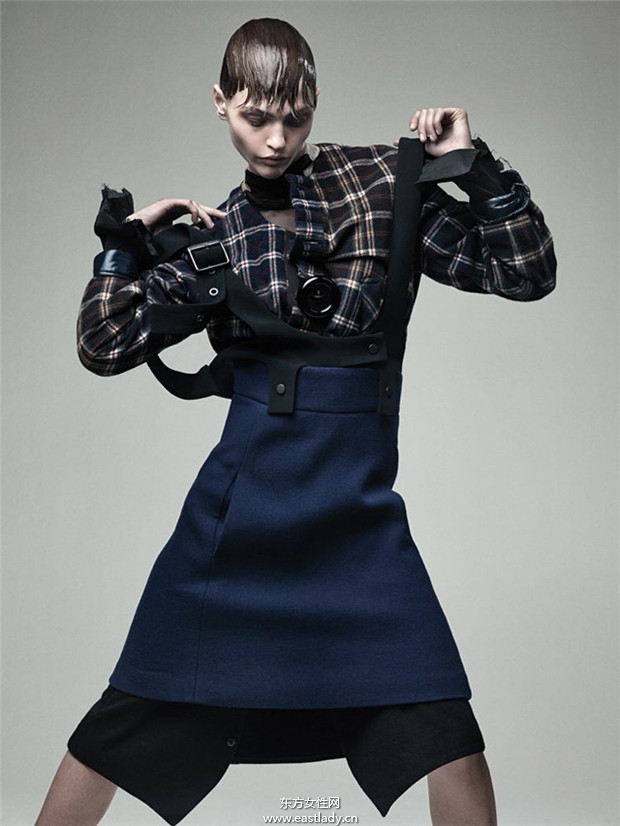 Sasha Pivovarova《Interview》雜志2013年10月號(hào)