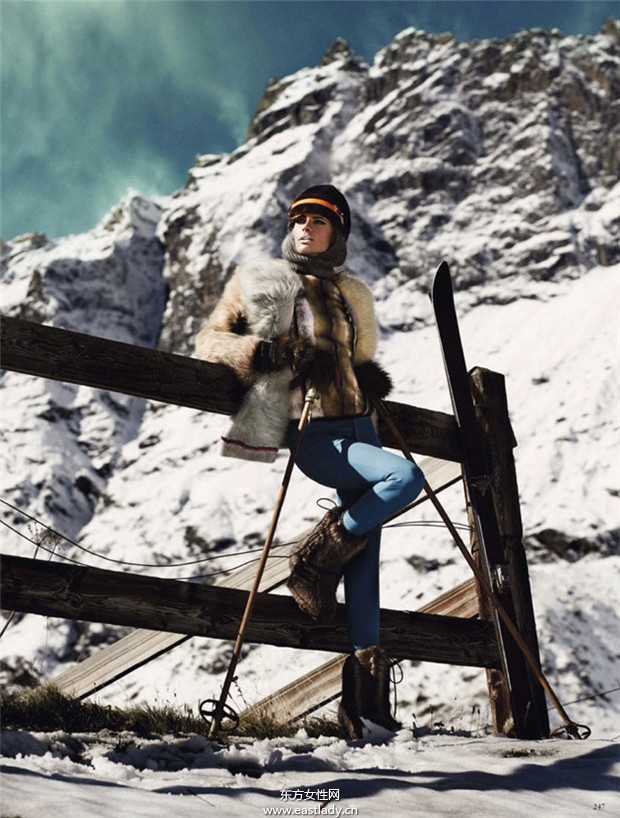 Julia Stegner《Vogue》2013年12月德國版