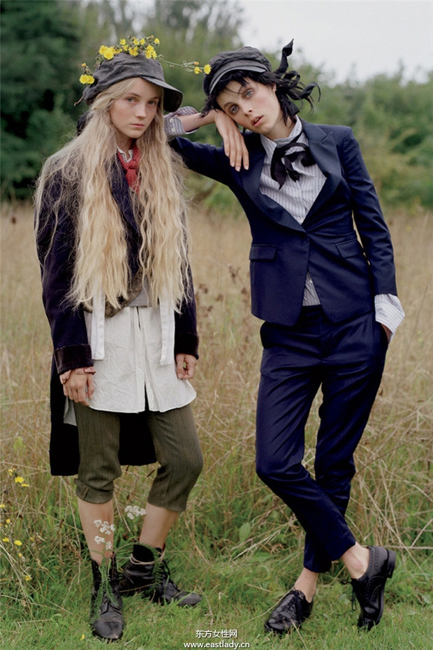 Edie Campbell《Vogue》2013年12月美國版