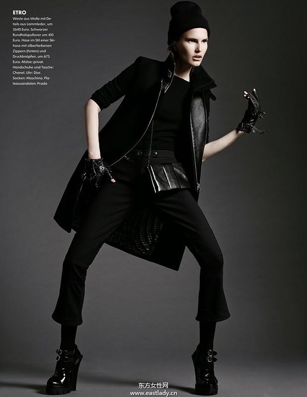 ALLA KOSTROMICHEVA 2013年8月份《Elle》德國(guó)版