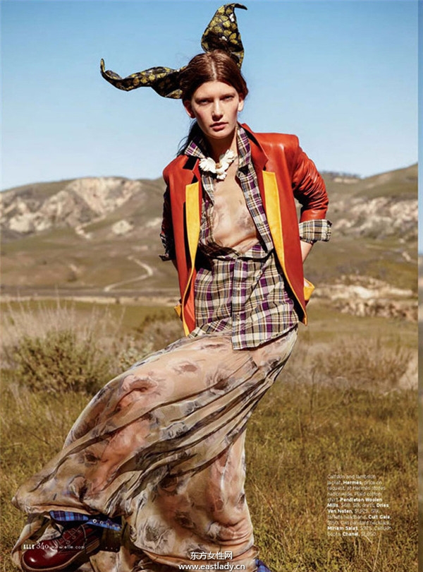 烏拉瑞嘉·凱拉瓦(ValerijaKelava)2013時尚大片