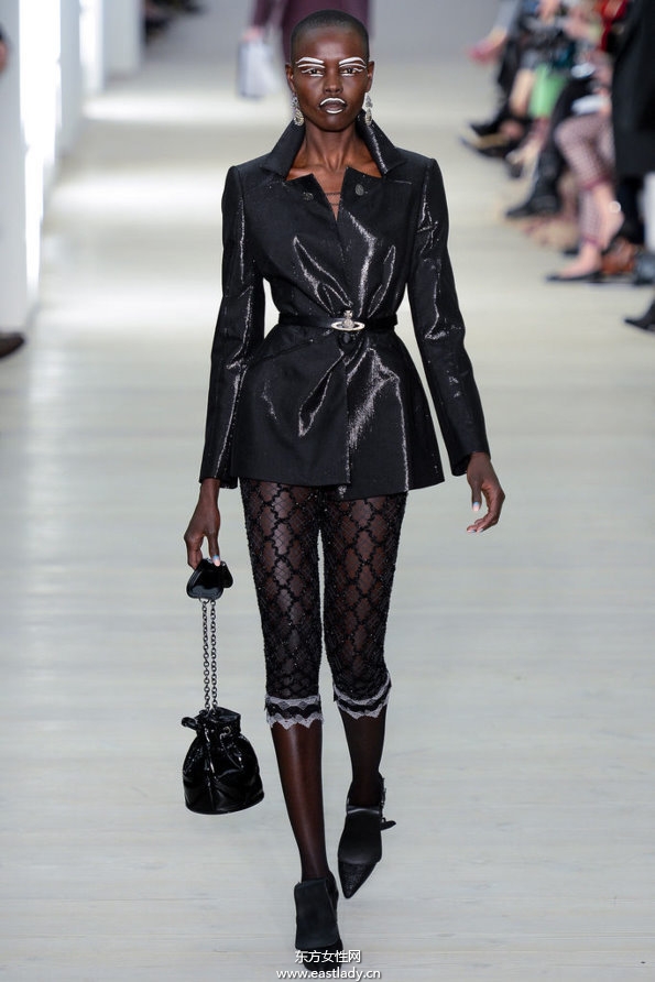 Vivienne Westwood Red Label2013倫敦時裝周裙子有范大膽撞色