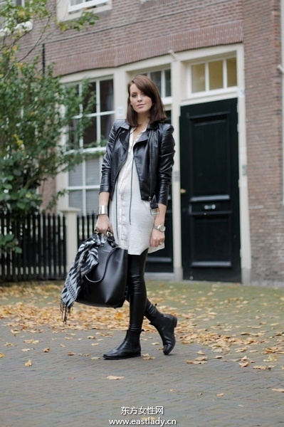 歐美潮人黑白搭配穿出大氣明星氣質(zhì)