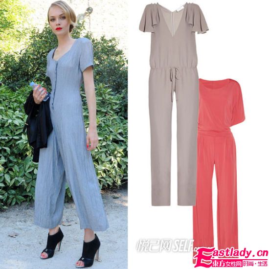 明星愛穿連身褲 擁有假日般輕松感覺