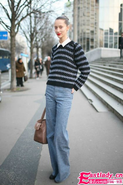 天生衣架子 國際超模街頭美腿賞析